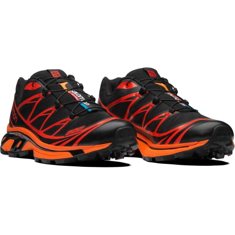 Black / Orange Salomon Xt-6 Women's Sneakers | IE DR4187